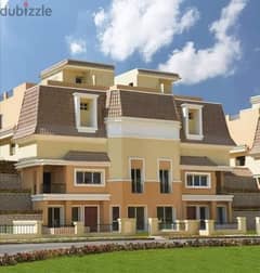 svilla for sale in Sarai Compound, New Cairo  Direct view on Lagoon - Bahary