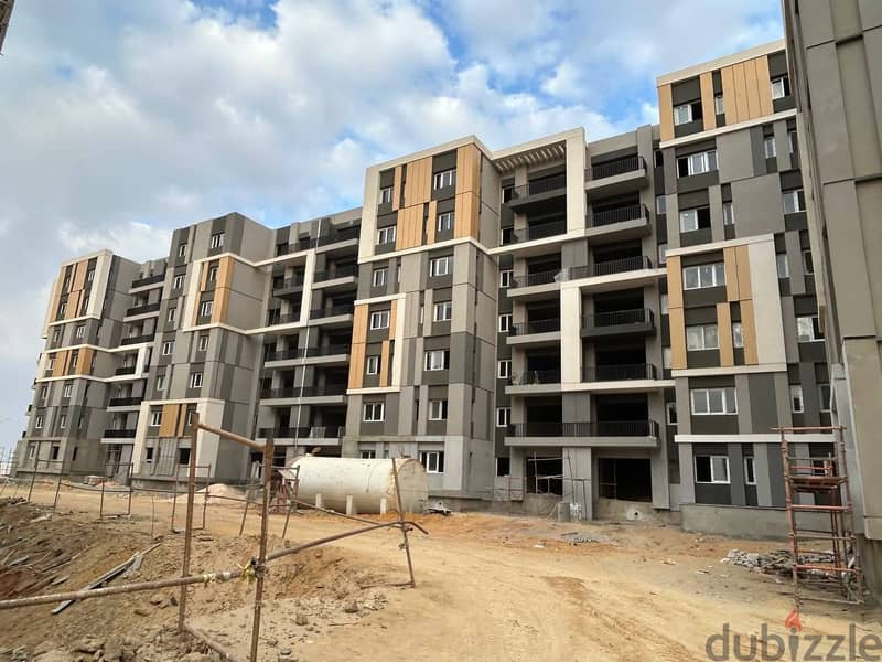Apartment for sale haptown compound mostakbal city with long installments and down payment, a very special location 0