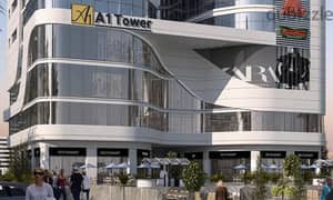 محل للبيع بأفضل المقدمات في العاصمة الإدارية الجديدة في A1 Corners tower