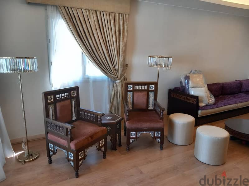 Apartment For rent in Cfc  - Ultra Super Lux finishing - furnished with appliances - Fifth Settlement - Al Futtaim -new  Cairo 10