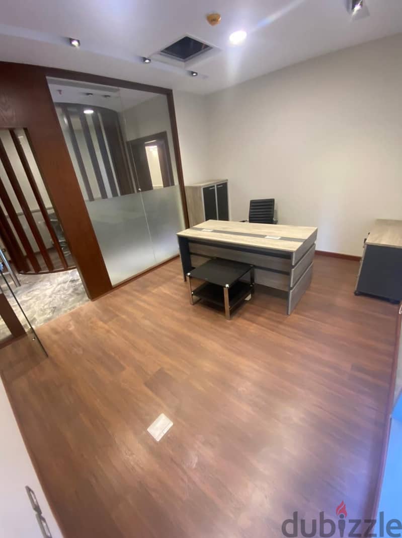 Furnished administrative office - first rent - 155 m - Arabella Plaza - Fifth Settlement ARABELLA plaza office 2