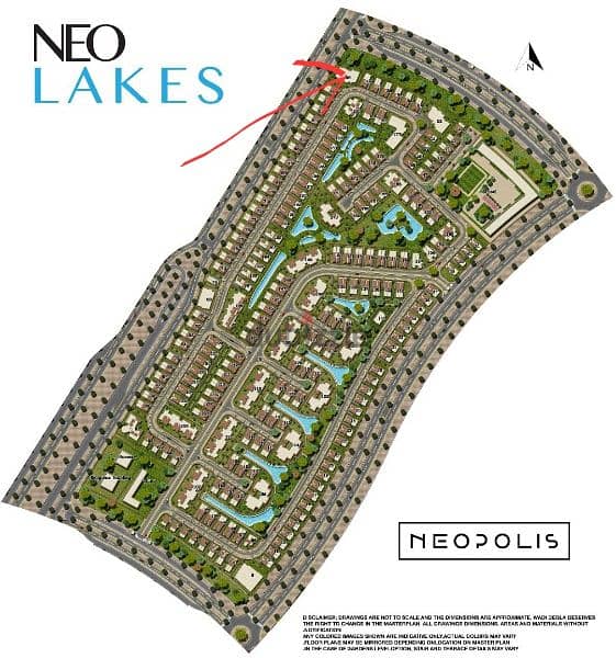 182 m, exceptional view & location Neolakes (neopolis)Mostakbal city 5