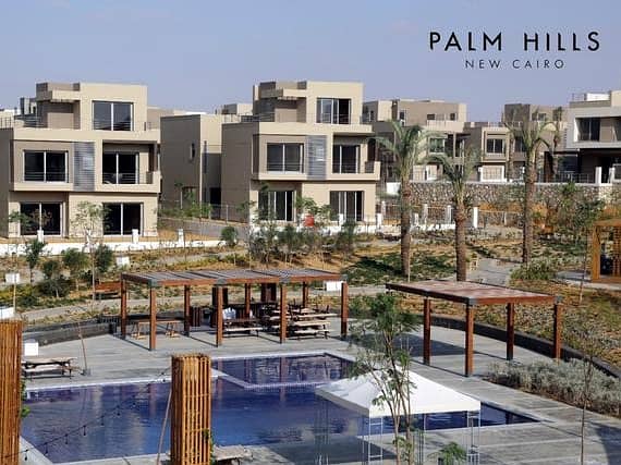 شقة كاملة التشطيب بمقدم 5% والتقسيط على 8 سنوات للبيع في بالم هيلز نيو كايرو في التجمع الخامس Palm Hills New Cairo 6