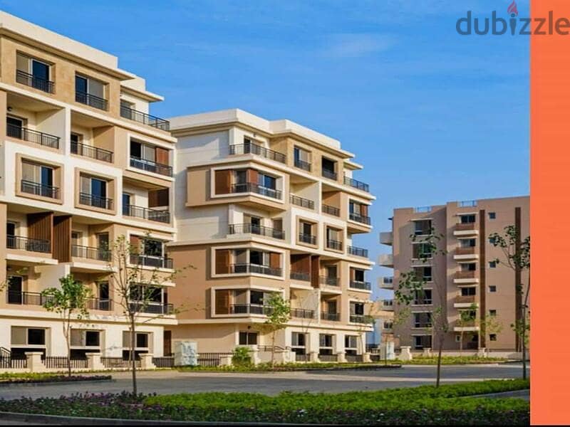 For sale in Sarai Compound, apartment + garden 127M , Sarai, wall in Madinaty, at a special price and a cash discount of up to 38% 3