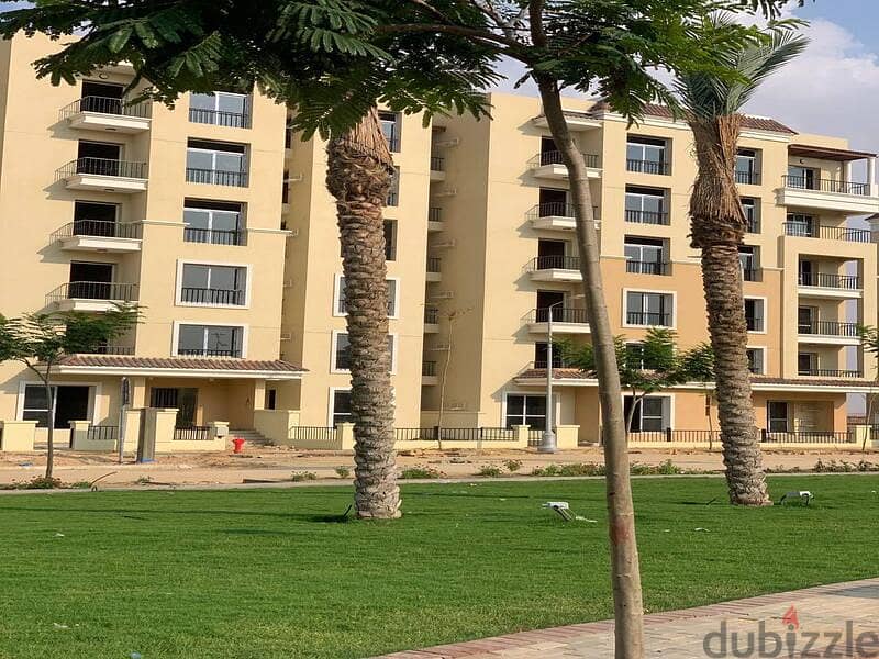 For sale in Sarai Compound, apartment + garden 127M , Sarai, wall in Madinaty, at a special price and a cash discount of up to 38% 8