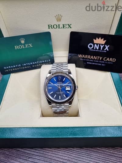 rolex date just blue - رولكس دايت جاست زرقاء