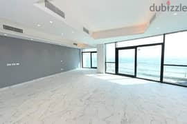 For sale, 217 sqm apartment, distinctive, panoramic sea view, delivery soon, 3 fully finished rooms, in New Alamein Towers