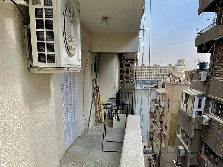 Modern furnished apartment for rent in Zamalek, Nile view 13