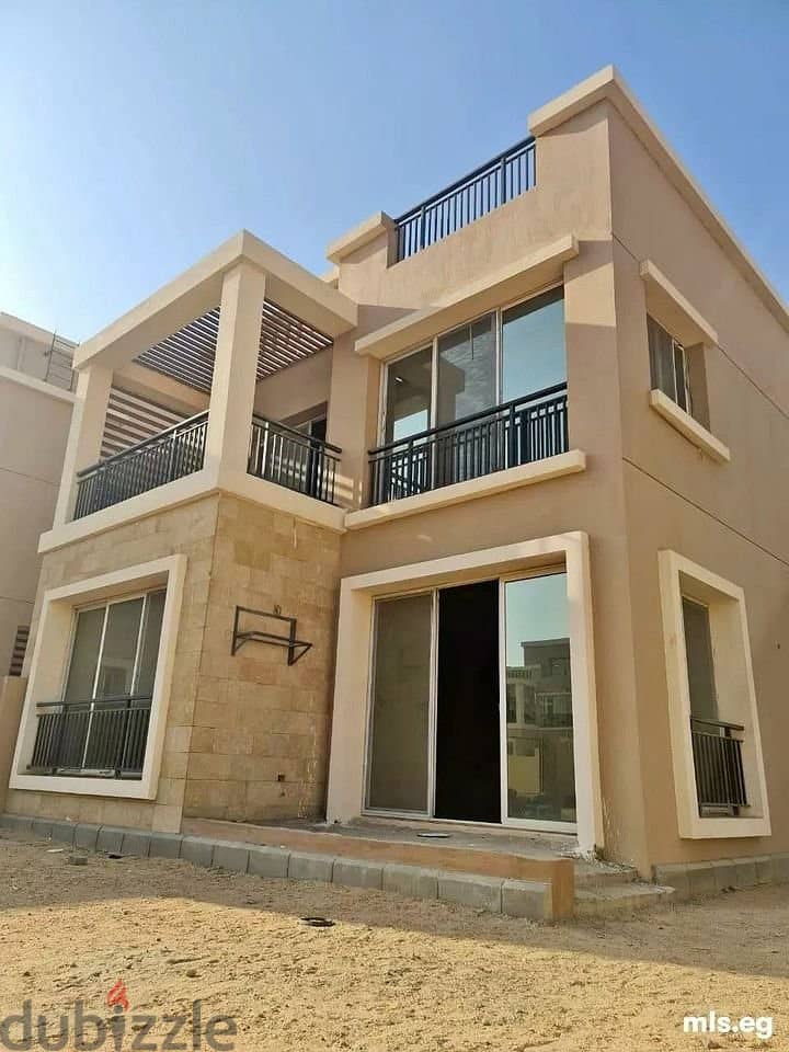 S-Villa for sale in Sarai Compound in front of Madinaty, in installments 2