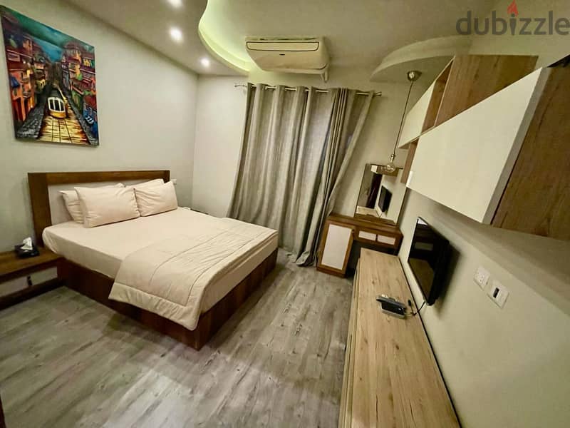 3-room hotel apartment for rent in Mohandiseen, Lebanon Street 10