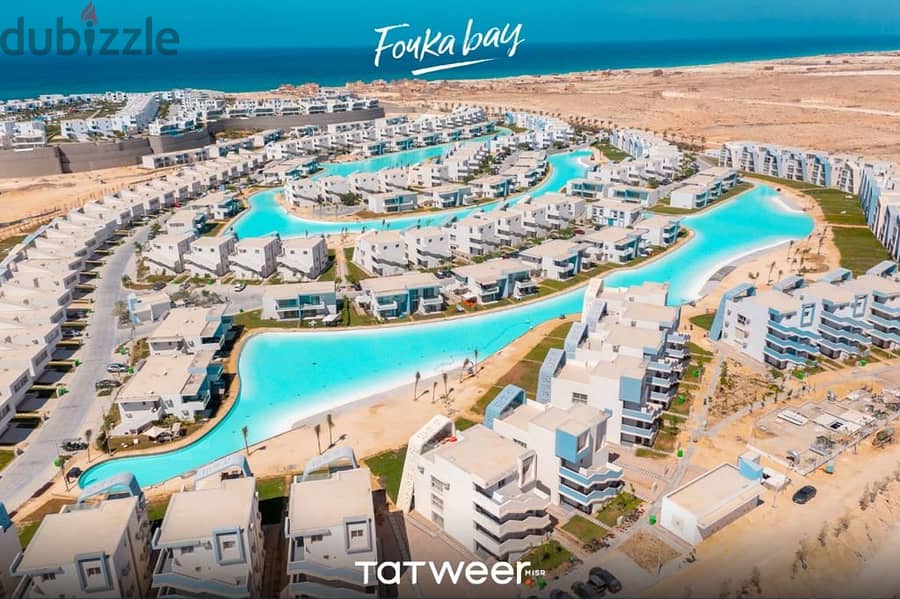 Finished Chalet for sale in Fouka Bay North Coast Fouka Bay Tatweer Misr in the most distinctive location in Ras El Hekma Bay with 10% down payment 1