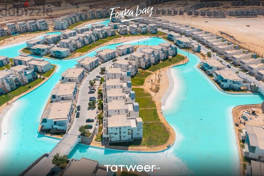 Finished Chalet for sale in Fouka Bay North Coast Fouka Bay Tatweer Misr in the most distinctive location in Ras El Hekma Bay with 10% down payment 2