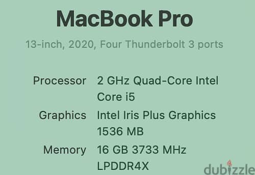 Intel MacBook Pro 13 inch (Early 2020, 16GB/512GB) 7