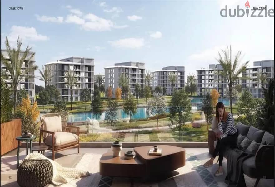 Duplex 195m view landscape Delivery 2025 new cairo 3