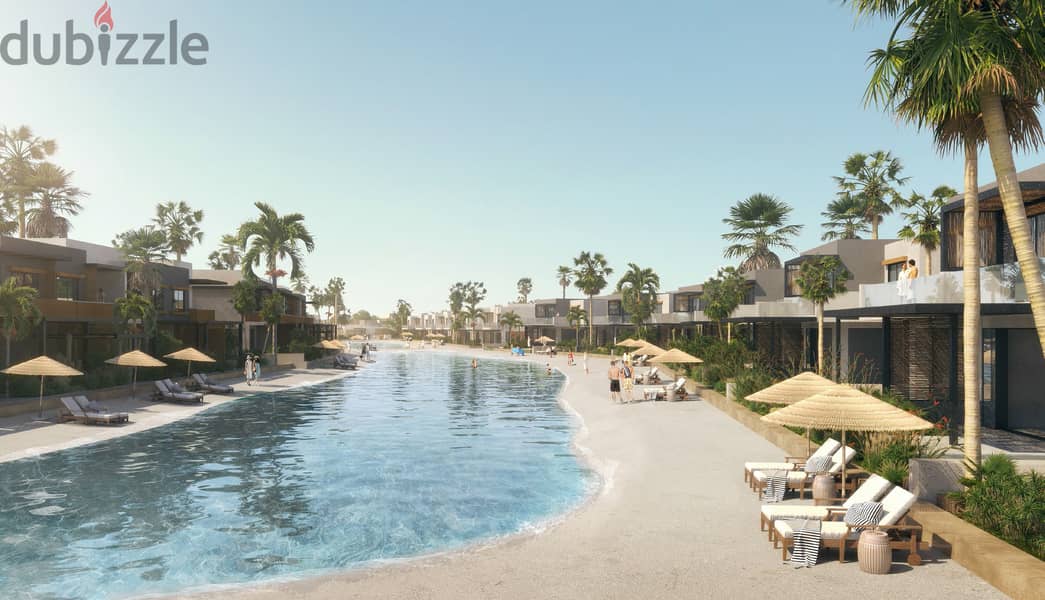Villa 1St Row on lagoon for sale Jefaira Ayla ras el hikma by Inertia 3