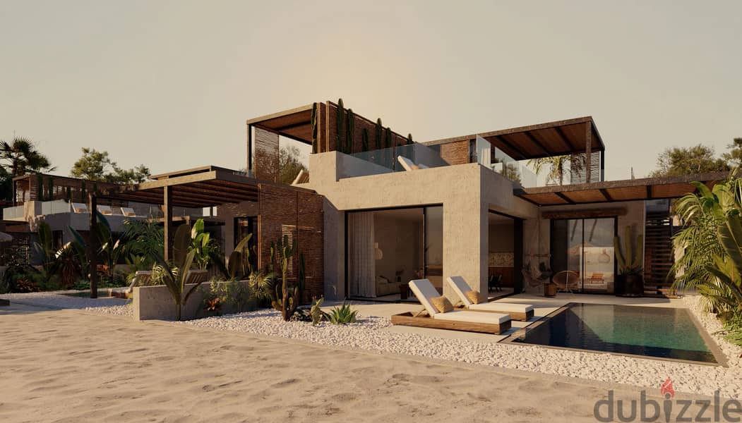 Villa 1St Row on lagoon for sale Jefaira Ayla ras el hikma by Inertia 6