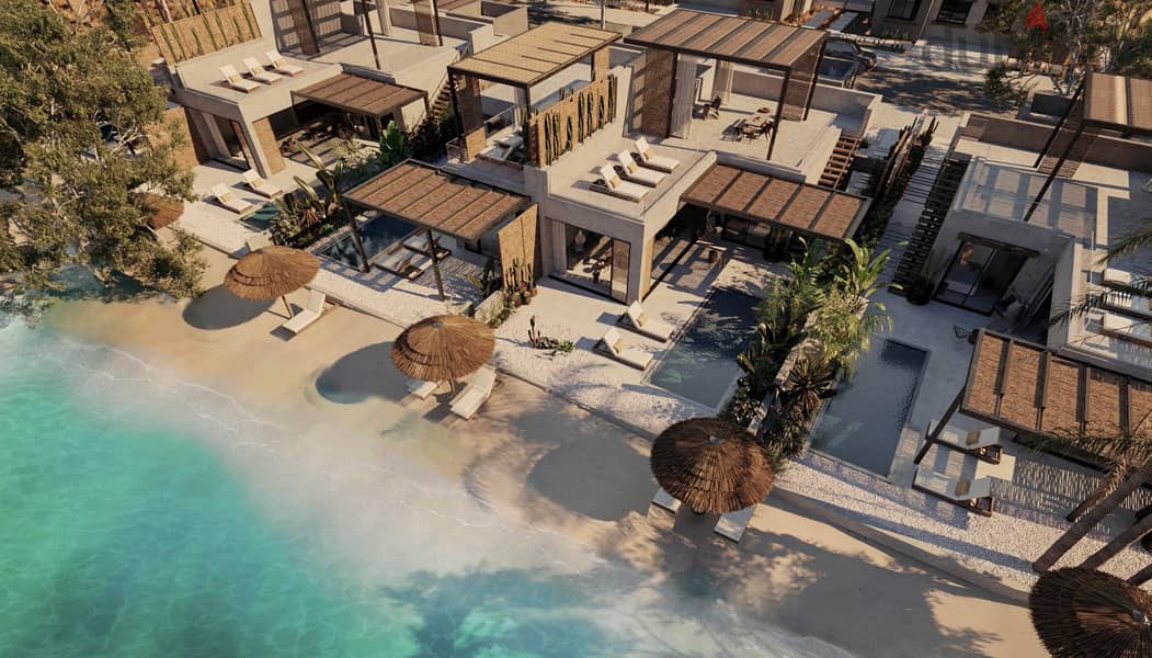 Villa 1St Row on lagoon for sale Jefaira Ayla ras el hikma by Inertia 7
