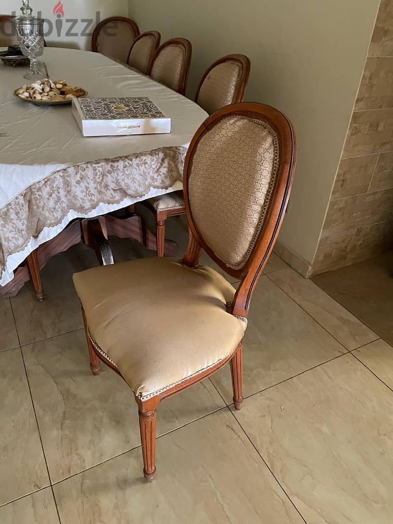 سفره 8 كراسي / Dining Table with 8 Chairs 1