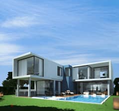 standalone Fully finished  on elevation in the best location on master plan with special price and sea view