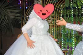 فستان زفاف جديد لم يستخدم غير 5 ساعت فرح 0