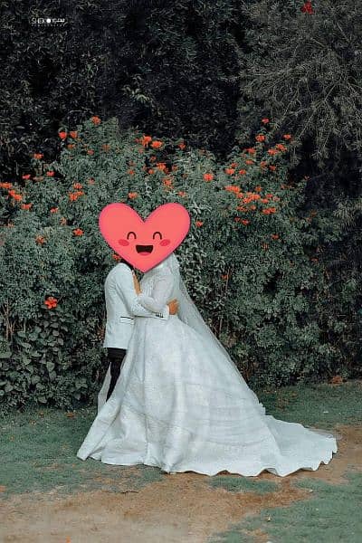 فستان زفاف جديد لم يستخدم غير 5 ساعت فرح 1