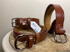 Brown belt natural Leather