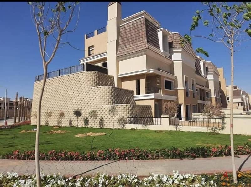 Villa for sale in installments and a 38% cash discount in front of Madinaty in Sarai from Misr City Housing and Development Company 1