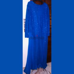 فستان سوارية ازرق للبيع 0