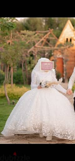 فستان زفاف استخدام مره واحده فقط