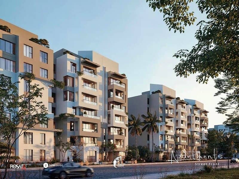 For sale in the best location, own a fully finished apartment 205 m in Rosail, Mostakbal City 2