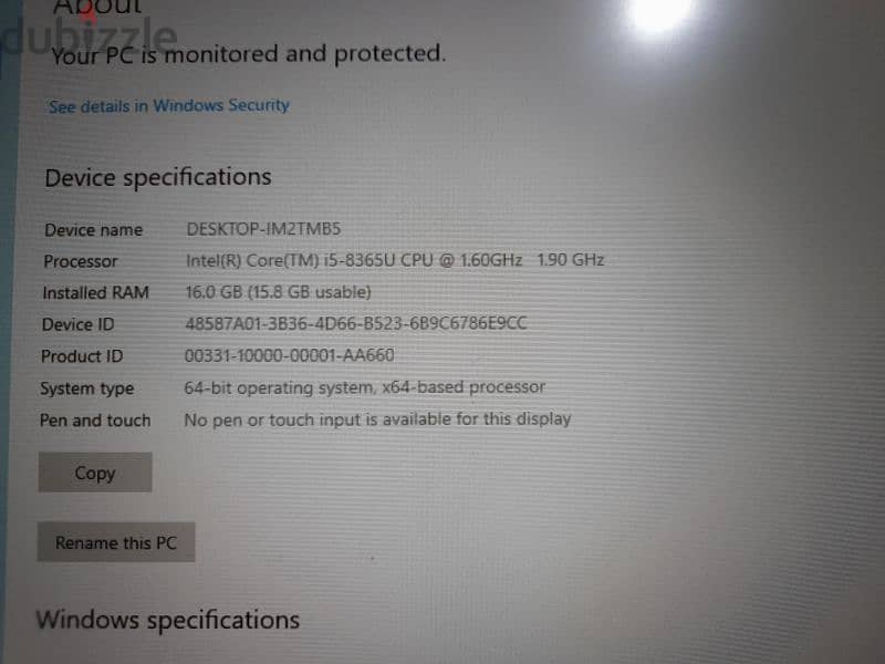 لاب توب Dell Latitude 5400 استيراد بحالة ممتازة 5