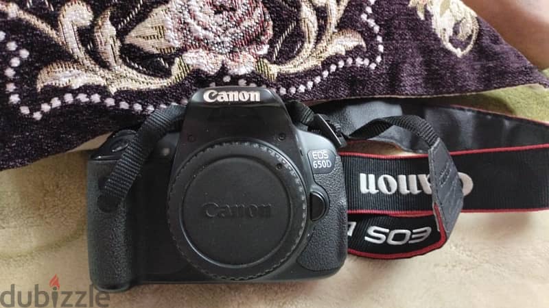 كاميرا canon D650 استعمال خفيف 1