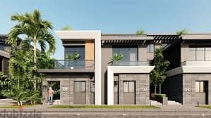 Apartment for sale , semi finished landscape view 4 years  delivery ,prime compound in Mostakbal City 2