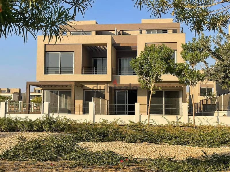 Twin House for Sale with Prime location in Palm Hills New Cairo Ready To Move Very Prime Location Open View 0