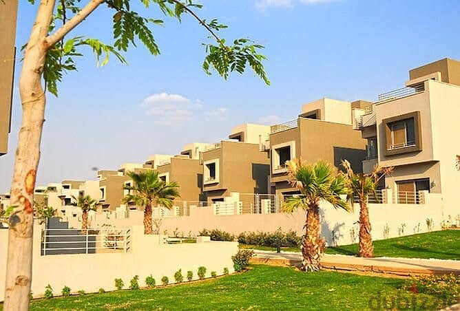 Twin House for Sale with Prime location in Palm Hills New Cairo Ready To Move Very Prime Location Open View 2