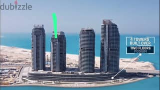 dublex 340sqm for sale in Alamein Tower north coast Panoramic view of the sea and lake, one year receipt. . . . . . . . . . . . . . . . . . . . . . . . . . . . . . . . . . . . . . . . . . . . . .