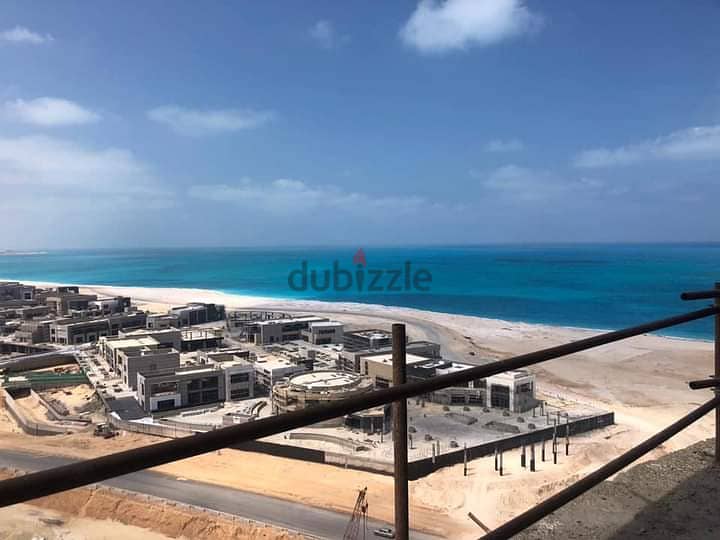 dublex 340sqm for sale in Alamein Tower north coast Panoramic view of the sea and lake, one year receipt. . . . . . . . . . . . . . . . . . . . . . . . . . . . . . . . . . . . . . . . . . . . . . 11