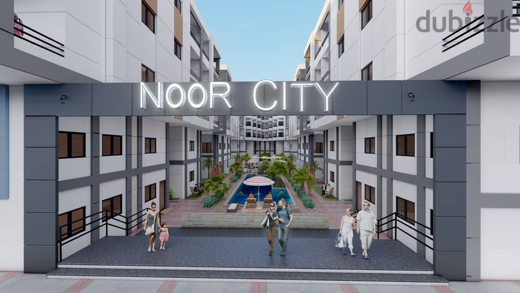 It is an opportunity to share with the heart of Hurghada the Nour City project, a family tourist resort 2