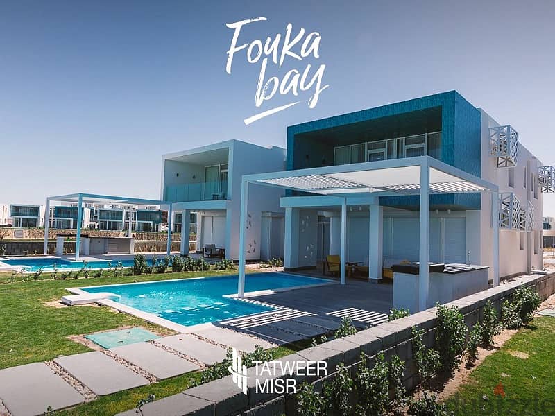 Pay 630,000EG down payment and Own Chalet in Fouka Bay finished+ installments for 8 years 1