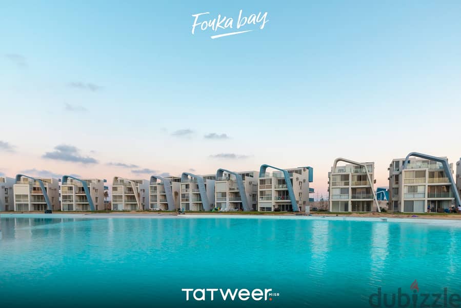 Pay 630,000EG down payment and Own Chalet in Fouka Bay finished+ installments for 8 years 2