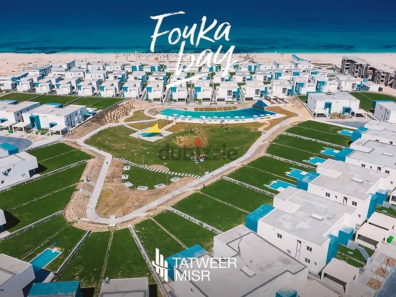 Pay 630,000EG down payment and Own Chalet in Fouka Bay finished+ installments for 8 years 4