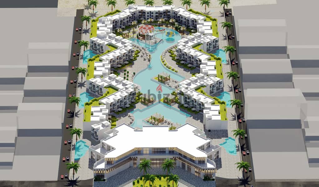 At Holidays Park Resort Hurghada, enjoy the fun of 6 swimming pools. 5