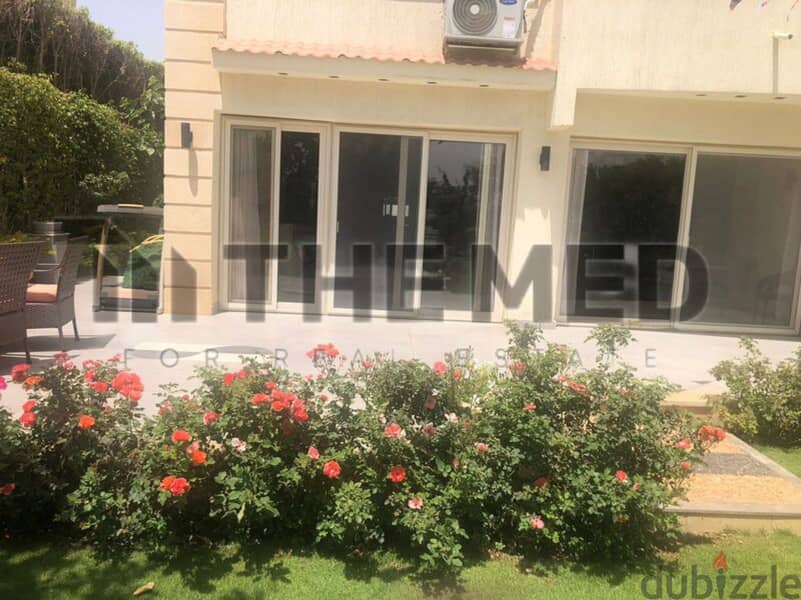 Twin house for sale, prime location on the golf course, in Rabwa Compound, Sheikh Zayed 10