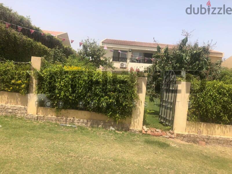 Twin house for sale, prime location on the golf course, in Rabwa Compound, Sheikh Zayed 12