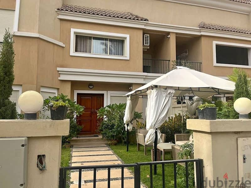 Villa for sale with private garden and roof, in installments, in a very special location on the landscape in Mistakable City, Compound (Sarai), Emad, 2