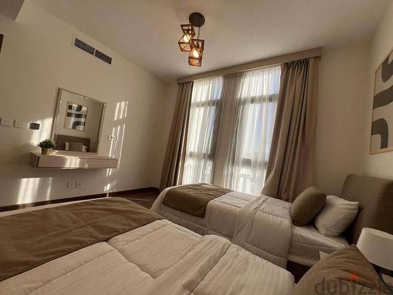 Apartment for rent CFC Aura with garden New Cairo 11