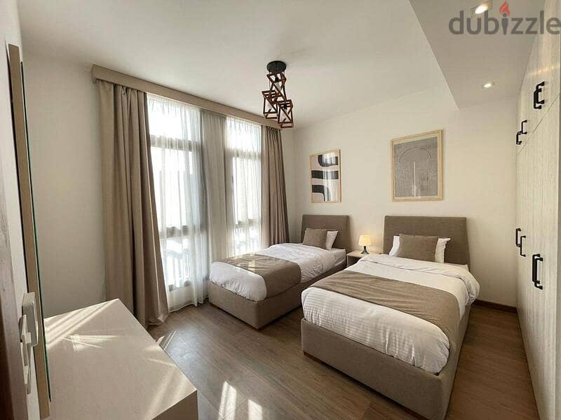Apartment for rent CFC Aura with garden New Cairo 12