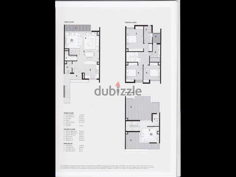 Duplex 276m for rent in compound Al Burouj 12