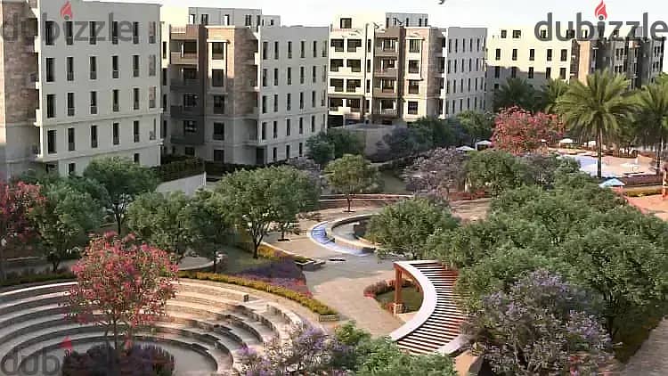Apartment with garden  للبيع  بمقدم 15 % فقط  في كمبوند  الكا Alca 2