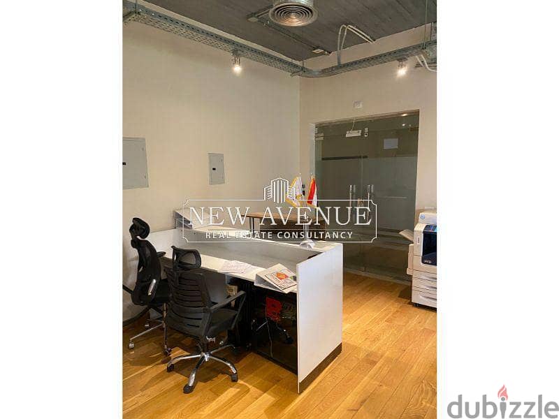 Admin office 116m fully furnished in Kattameya Heights 2